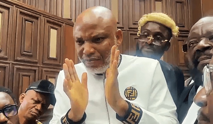 Nnamdi Kanu submits defence documents in terrorism trial